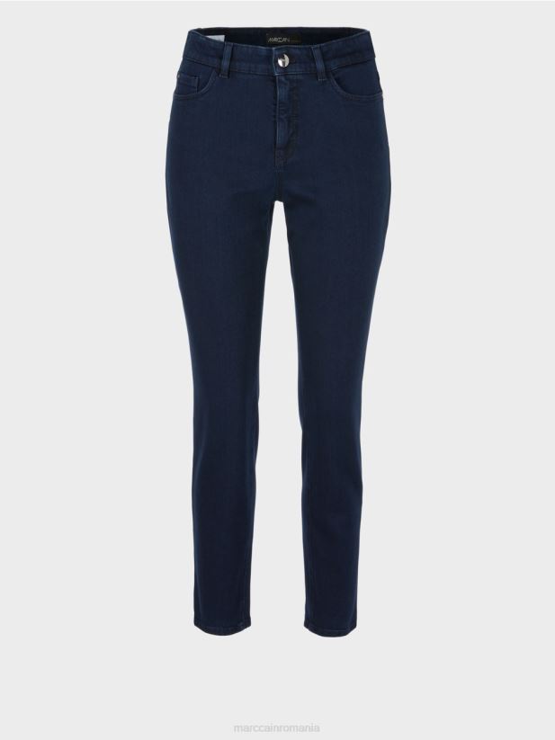 blugi silea „regândiți împreună”. Marc Cain albastru miezul nopții îmbrăcăminte 4826HH824