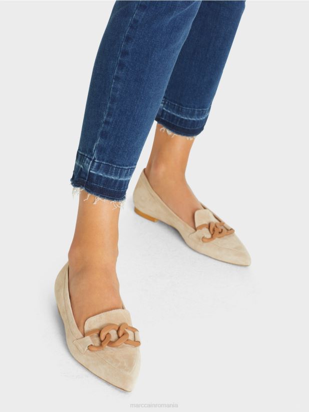 blugi silea „regândiți împreună”. Marc Cain denim albastru îmbrăcăminte 4826HH814