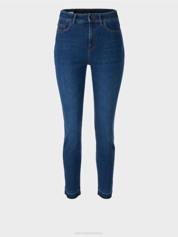 blugi silea „regândiți împreună”. Marc Cain denim albastru îmbrăcăminte 4826HH814