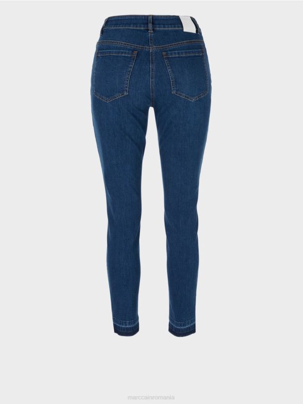 blugi silea „regândiți împreună”. Marc Cain denim albastru îmbrăcăminte 4826HH814