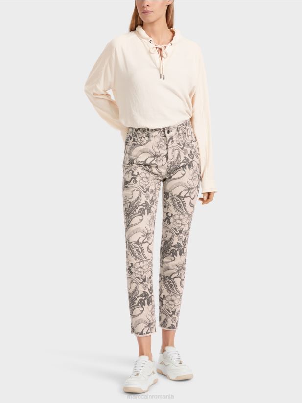 blugi silea „regândiți împreună”. Marc Cain floare de migdal îmbrăcăminte 4826HH749