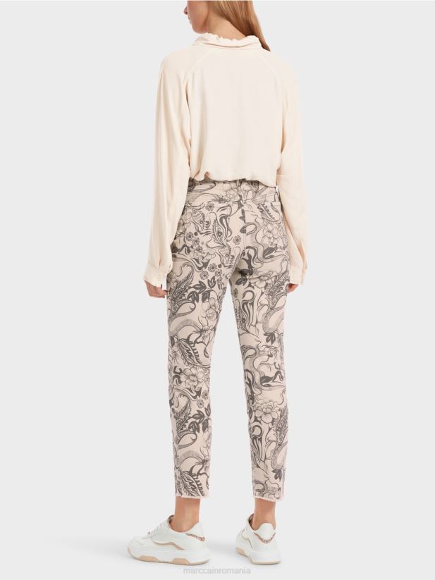 blugi silea „regândiți împreună”. Marc Cain floare de migdal îmbrăcăminte 4826HH749