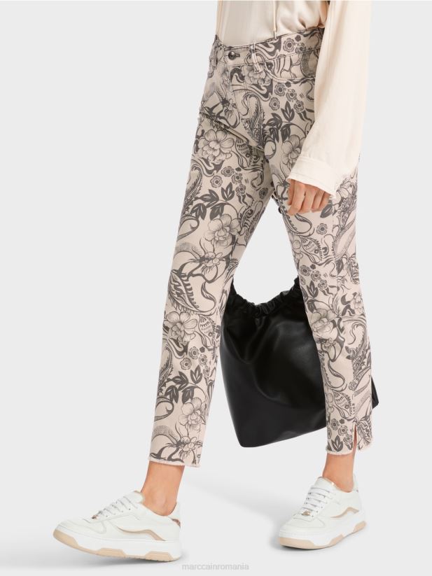 blugi silea „regândiți împreună”. Marc Cain floare de migdal îmbrăcăminte 4826HH749