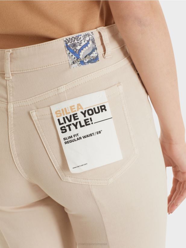 blugi silea „regândiți împreună”. Marc Cain floare moale îmbrăcăminte 4826HH759