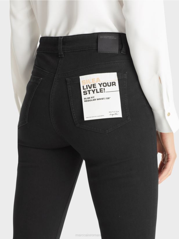 blugi silea „regândiți împreună”. Marc Cain negru îmbrăcăminte 4826HH763