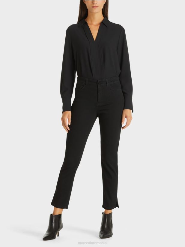 blugi silea „regândiți împreună”. Marc Cain negru îmbrăcăminte 4826HH819