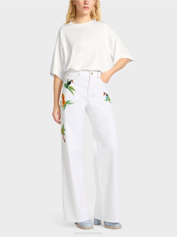 blugi warri „regândiți împreună”. Marc Cain aproape alb îmbrăcăminte 4826HH800