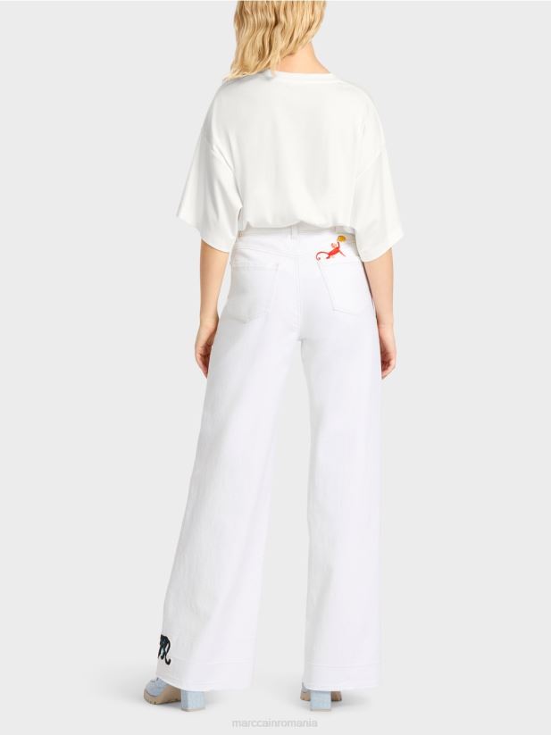 blugi warri „regândiți împreună”. Marc Cain aproape alb îmbrăcăminte 4826HH800