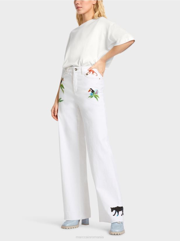 blugi warri „regândiți împreună”. Marc Cain aproape alb îmbrăcăminte 4826HH800