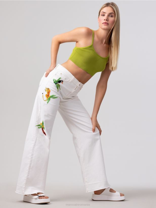 blugi warri „regândiți împreună”. Marc Cain aproape alb îmbrăcăminte 4826HH800