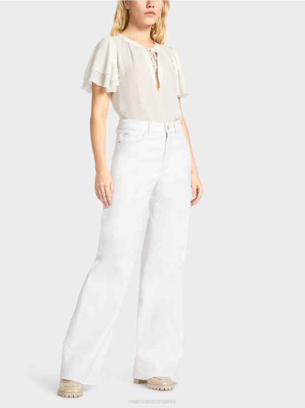 blugi warri „regândiți împreună”. Marc Cain aproape alb îmbrăcăminte 4826HH802