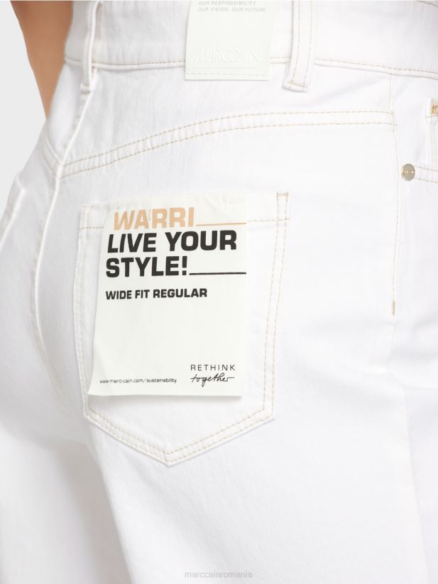 blugi warri „regândiți împreună”. Marc Cain aproape alb îmbrăcăminte 4826HH802