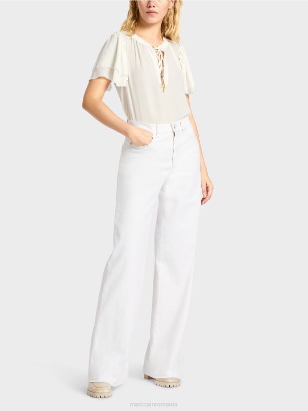 blugi warri „regândiți împreună”. Marc Cain aproape alb îmbrăcăminte 4826HH802