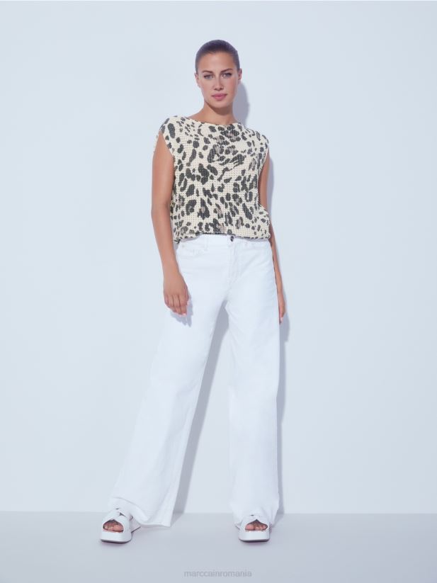 blugi warri „regândiți împreună”. Marc Cain aproape alb îmbrăcăminte 4826HH802