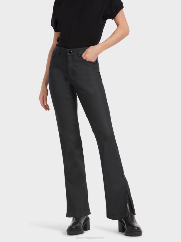 faro pantaloni „regândiți împreună”. Marc Cain negru îmbrăcăminte 4826HH751