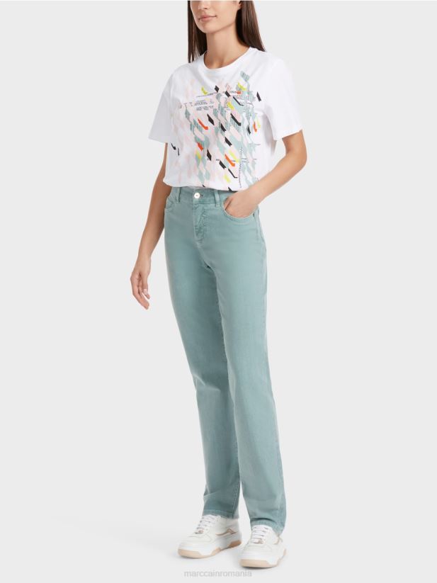 „regândiți împreună” blugi fyli Marc Cain albastru închis la cer îmbrăcăminte 4826HH791