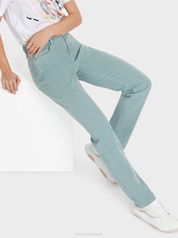 „regândiți împreună” blugi fyli Marc Cain albastru închis la cer îmbrăcăminte 4826HH791