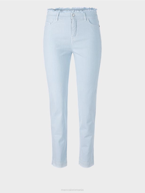 „regândiți împreună” blugi silea Marc Cain albastru pudra moale îmbrăcăminte 4826HH757