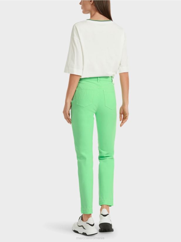 „regândiți împreună” blugi silea Marc Cain verde strălucitor șocant îmbrăcăminte 4826HH758