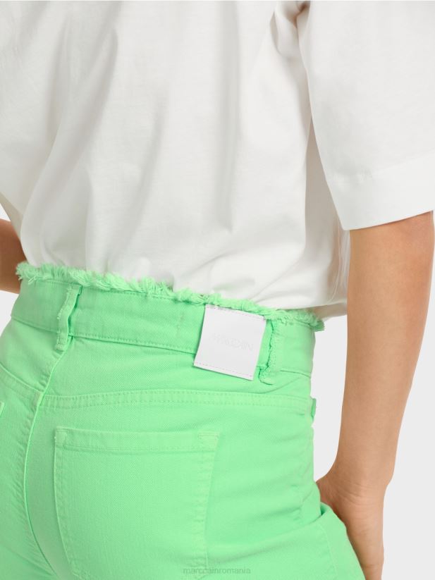 „regândiți împreună” blugi silea Marc Cain verde strălucitor șocant îmbrăcăminte 4826HH758