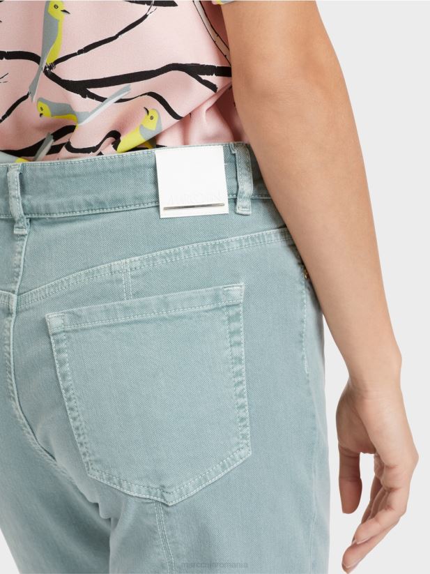 „regândiți împreună” pantaloni forli Marc Cain albastru închis la cer îmbrăcăminte 4826HH790