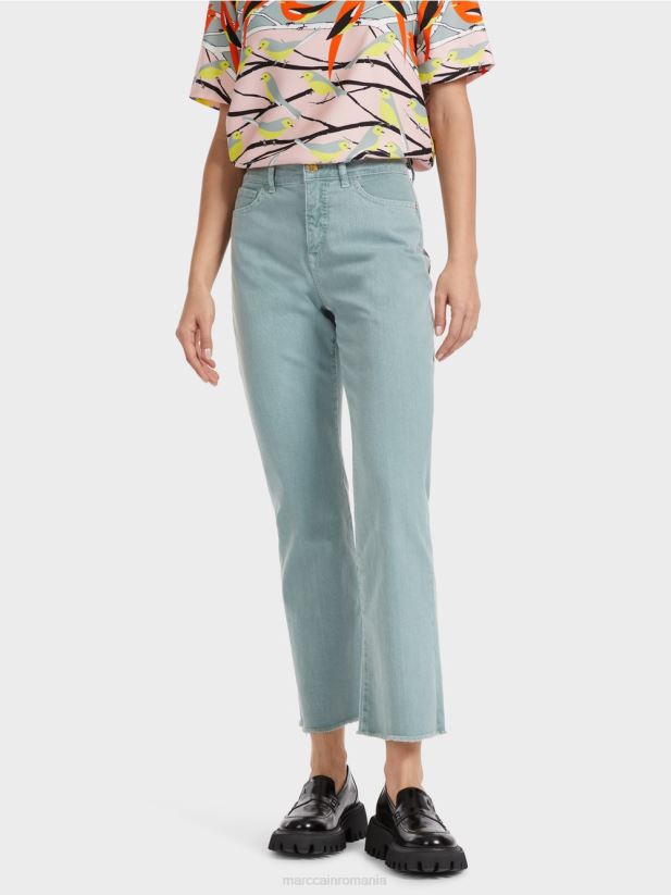 „regândiți împreună” pantaloni forli Marc Cain albastru închis la cer îmbrăcăminte 4826HH790