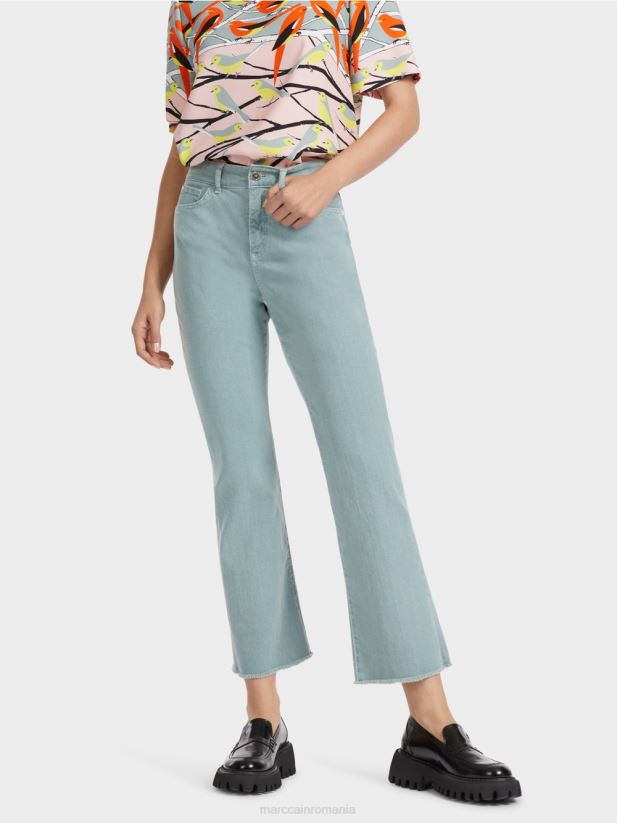 „regândiți împreună” pantaloni forli Marc Cain albastru închis la cer îmbrăcăminte 4826HH790