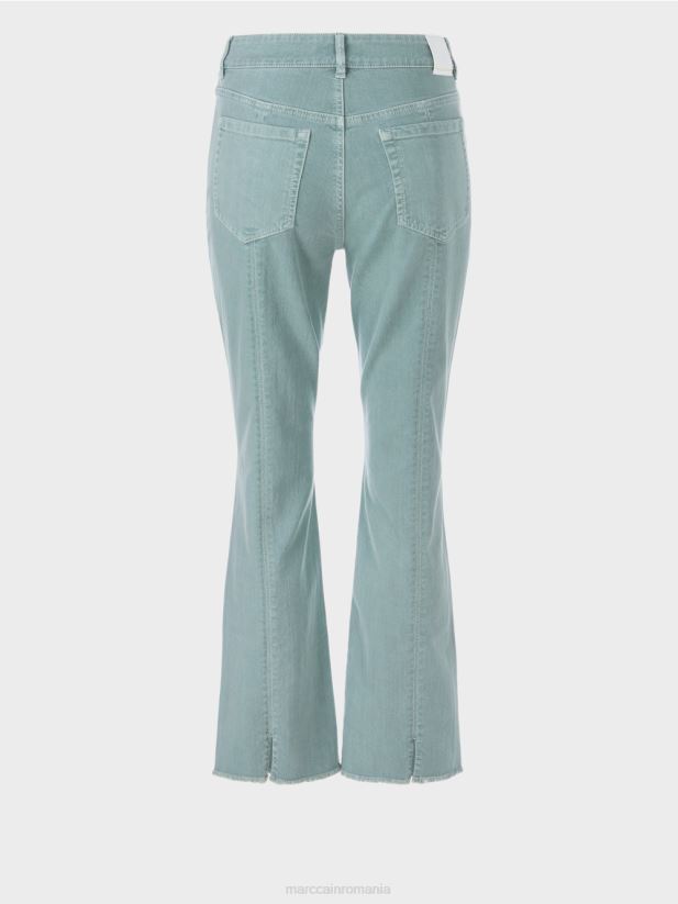 „regândiți împreună” pantaloni forli Marc Cain albastru închis la cer îmbrăcăminte 4826HH790