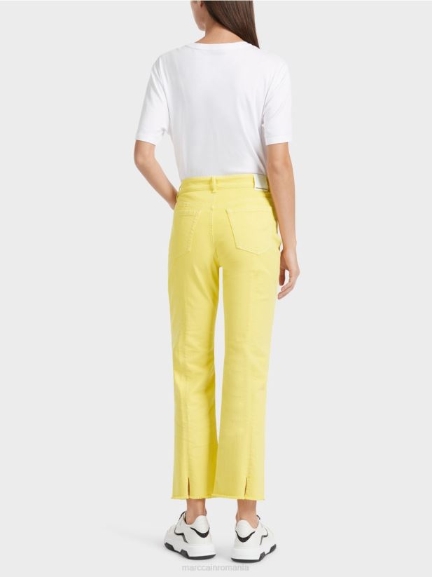 „regândiți împreună” pantaloni forli Marc Cain lămâie moale îmbrăcăminte 4826HH789