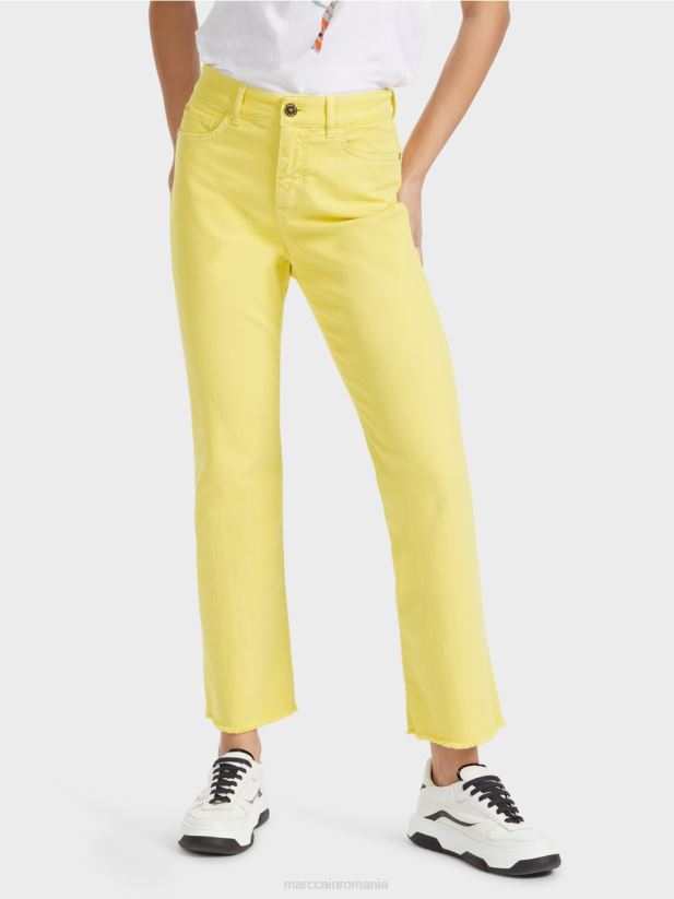„regândiți împreună” pantaloni forli Marc Cain lămâie moale îmbrăcăminte 4826HH789