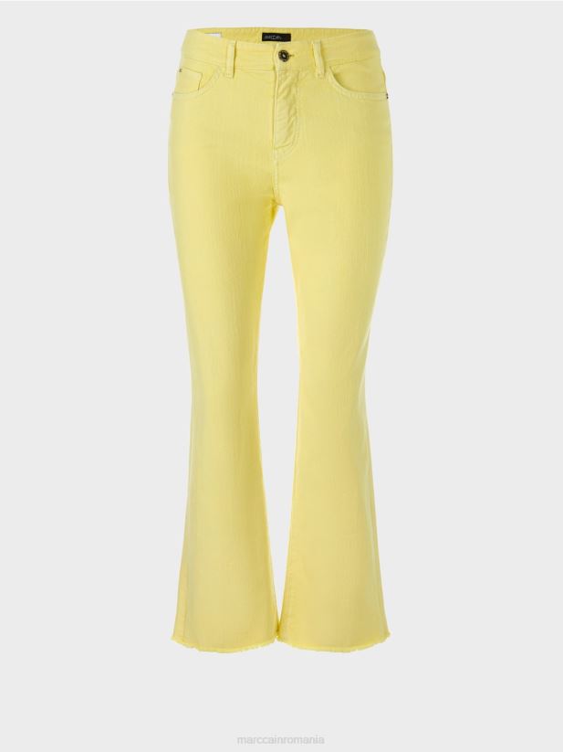 „regândiți împreună” pantaloni forli Marc Cain lămâie moale îmbrăcăminte 4826HH789