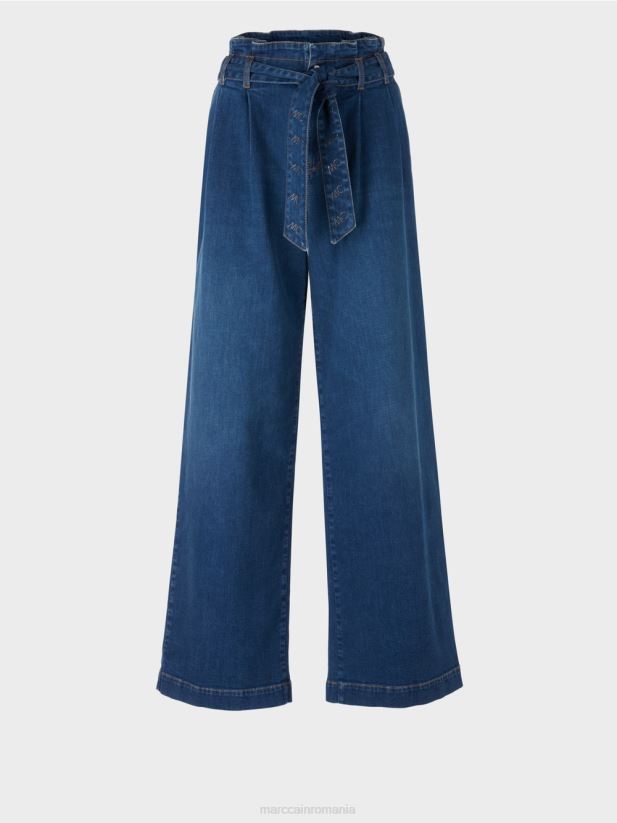 va „regândi împreună” blugii Marc Cain denim albastru îmbrăcăminte 4826HH828