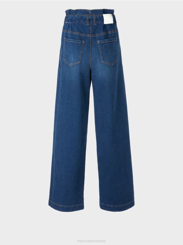 va „regândi împreună” blugii Marc Cain denim albastru îmbrăcăminte 4826HH828