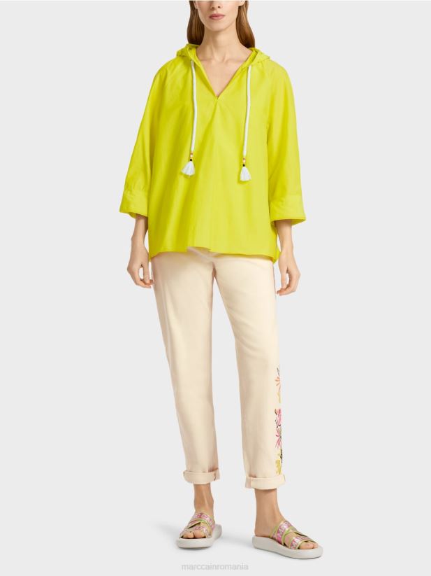 bluză casual cu mătase elegantă Marc Cain var usor îmbrăcăminte 4826HH938