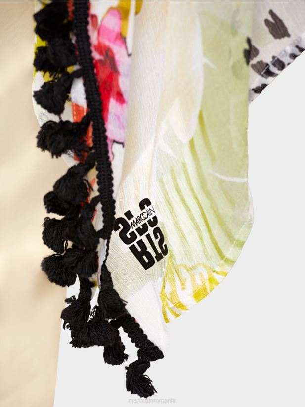 bluză cu pompoane Marc Cain var usor îmbrăcăminte 4826HH941