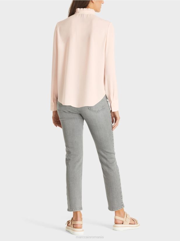 bluză curgătoare Marc Cain roz pur nou îmbrăcăminte 4826HH997