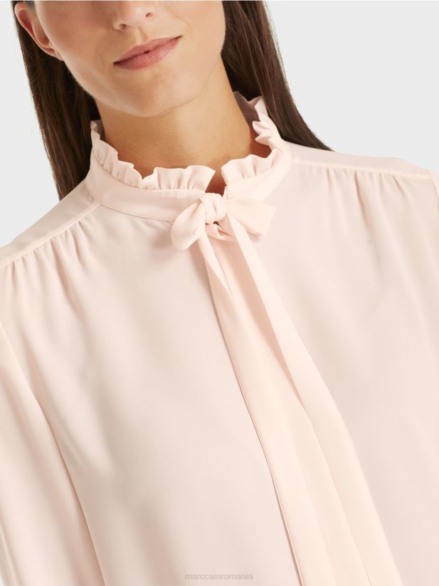 bluză curgătoare Marc Cain roz pur nou îmbrăcăminte 4826HH997