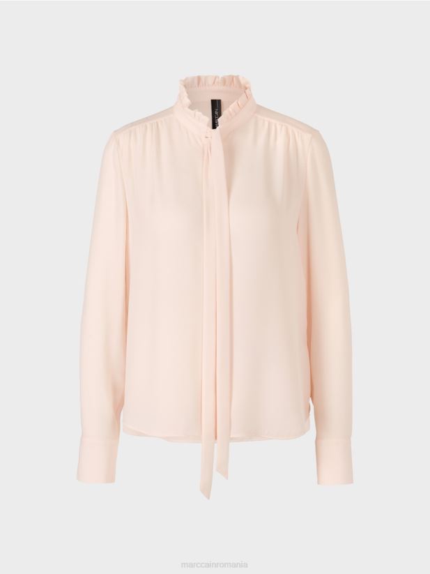 bluză curgătoare Marc Cain roz pur nou îmbrăcăminte 4826HH997