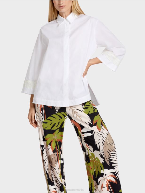 bluză în formă de a Marc Cain alb îmbrăcăminte 4826HH952