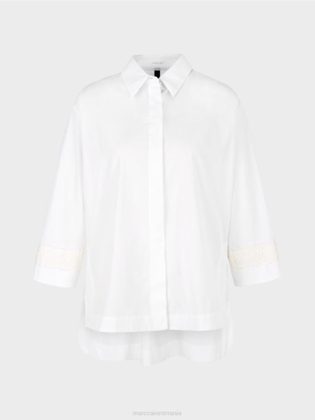 bluză în formă de a Marc Cain alb îmbrăcăminte 4826HH952