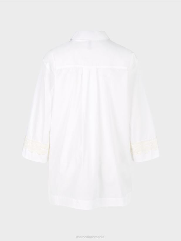 bluză în formă de a Marc Cain alb îmbrăcăminte 4826HH952