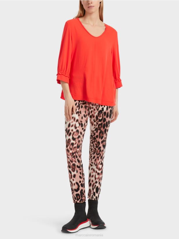 bluză în formă de a Marc Cain campari îmbrăcăminte 4826HH850