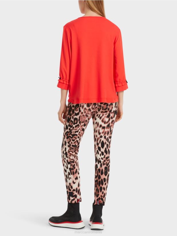 bluză în formă de a Marc Cain campari îmbrăcăminte 4826HH850