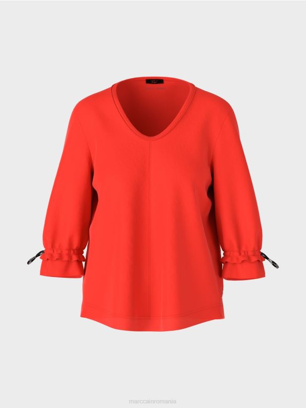 bluză în formă de a Marc Cain campari îmbrăcăminte 4826HH850