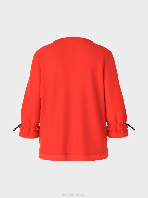 bluză în formă de a Marc Cain campari îmbrăcăminte 4826HH850