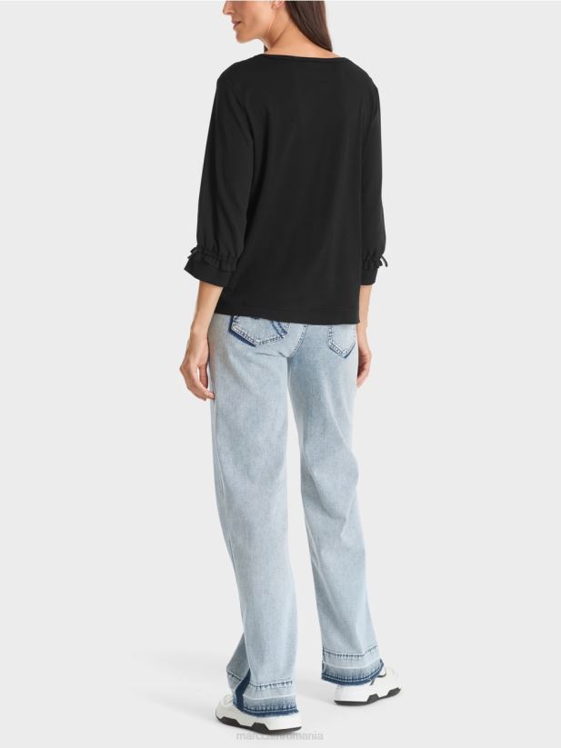 bluză în formă de a Marc Cain negru îmbrăcăminte 4826HH871