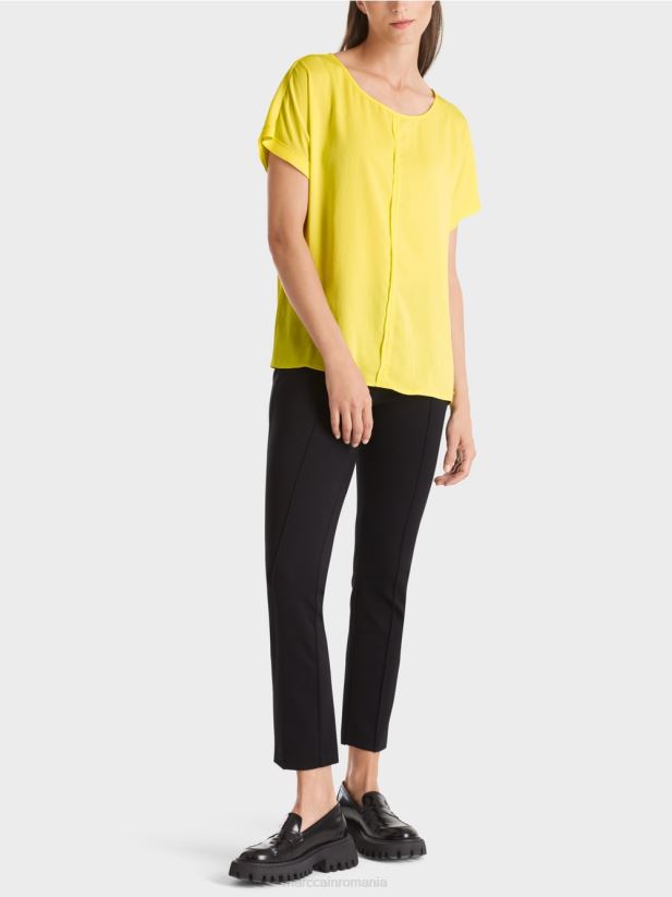 bluză puristă „regândește împreună”. Marc Cain lămâie moale îmbrăcăminte 4826HH881