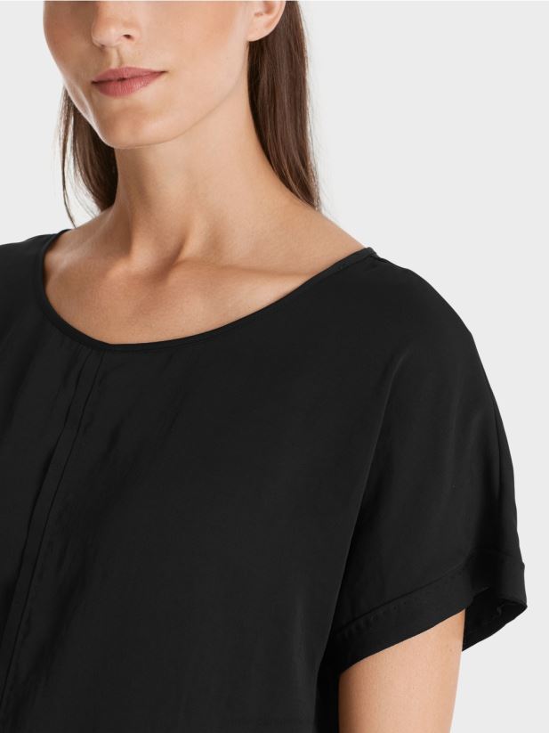 bluză puristă „regândește împreună”. Marc Cain negru îmbrăcăminte 4826HH887