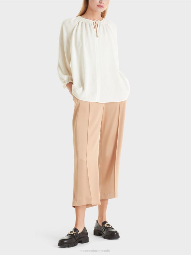 bluză „regândește împreună” Marc Cain aproape alb îmbrăcăminte 4826HH898