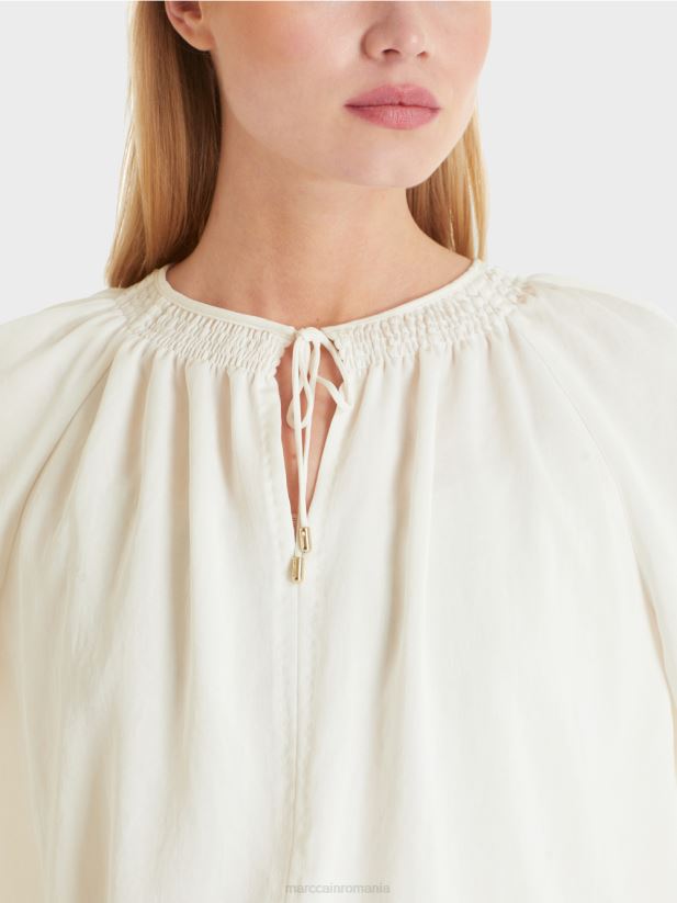 bluză „regândește împreună” Marc Cain aproape alb îmbrăcăminte 4826HH898